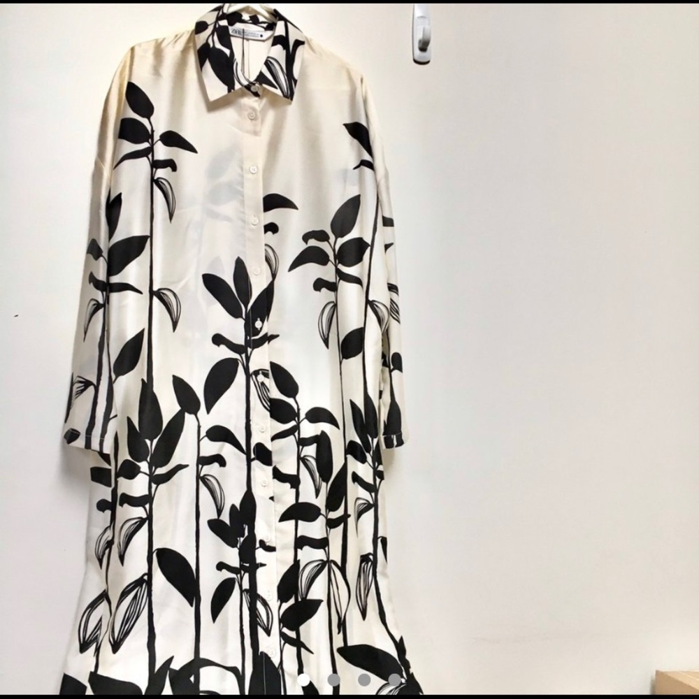 Zara Shirt Dress Swim Cover - Picture 2 of 6